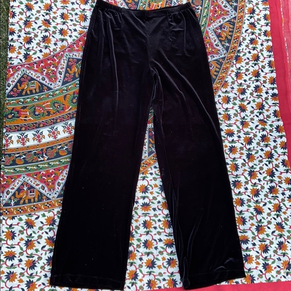 White Stag Pants - White Stag Velvet High Waisted Pants
